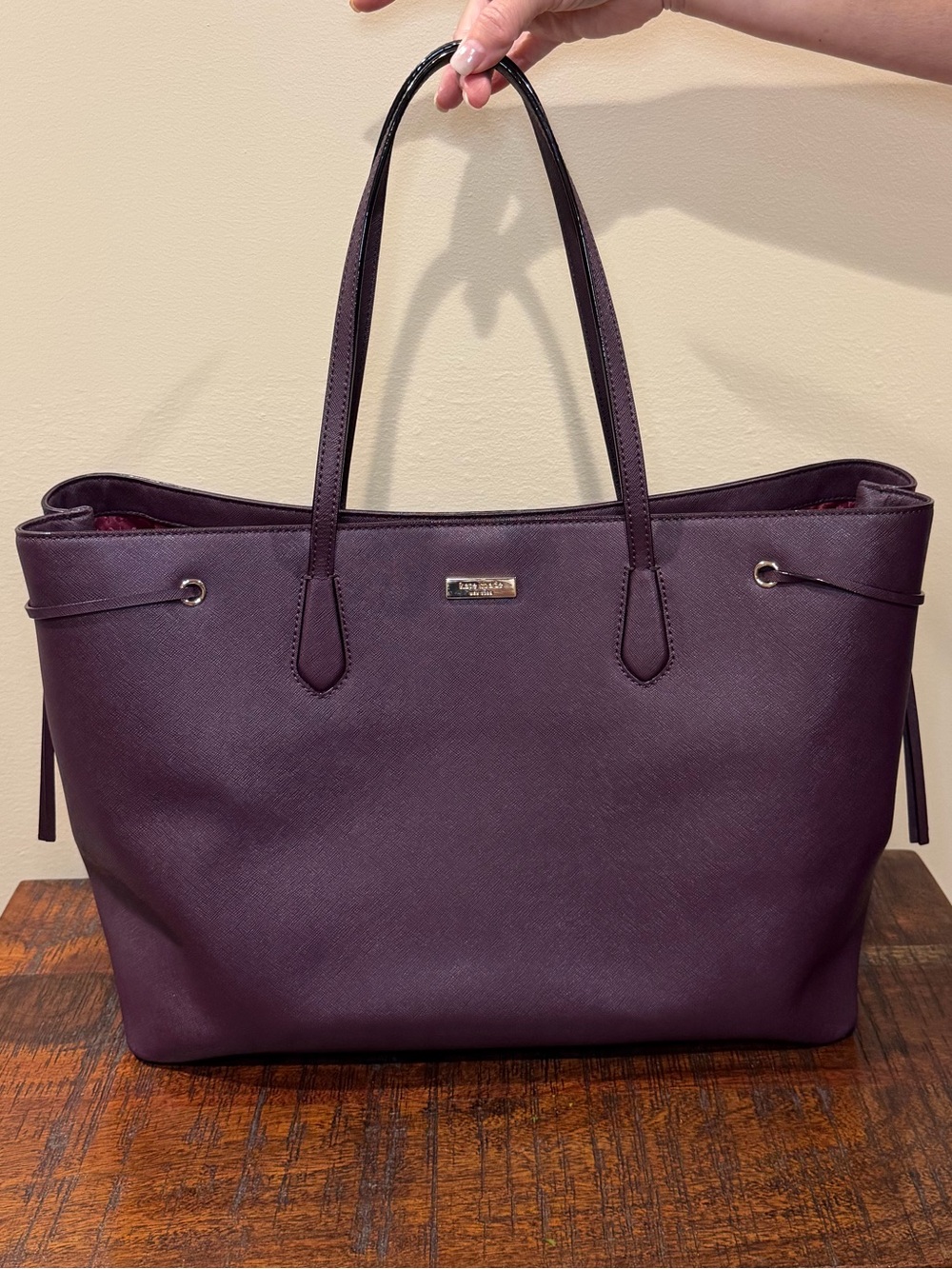 Kate Spade Burgundy Tote